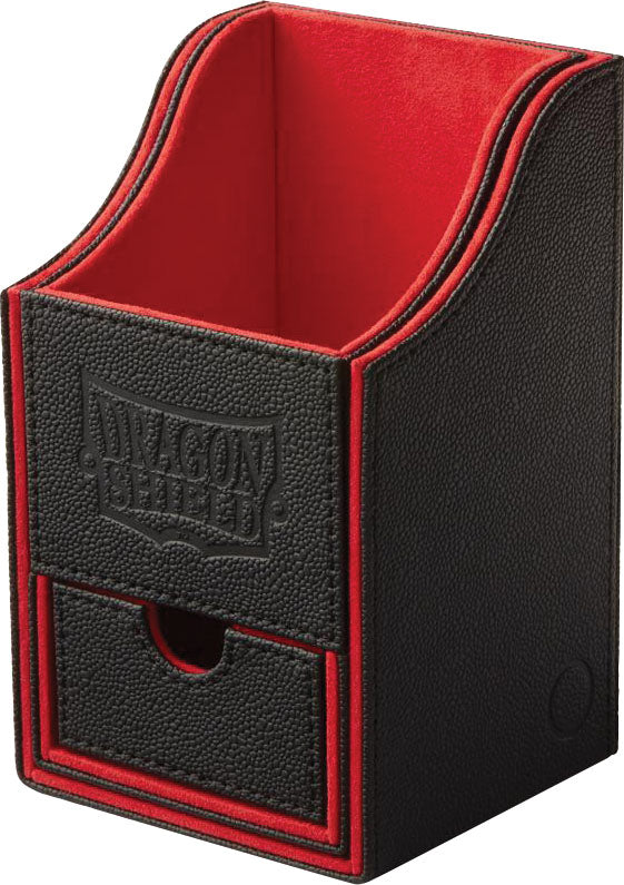 Picture of the Deck Boxe: Dragon Shield Nest: 100+ Deck Box - Black/Red