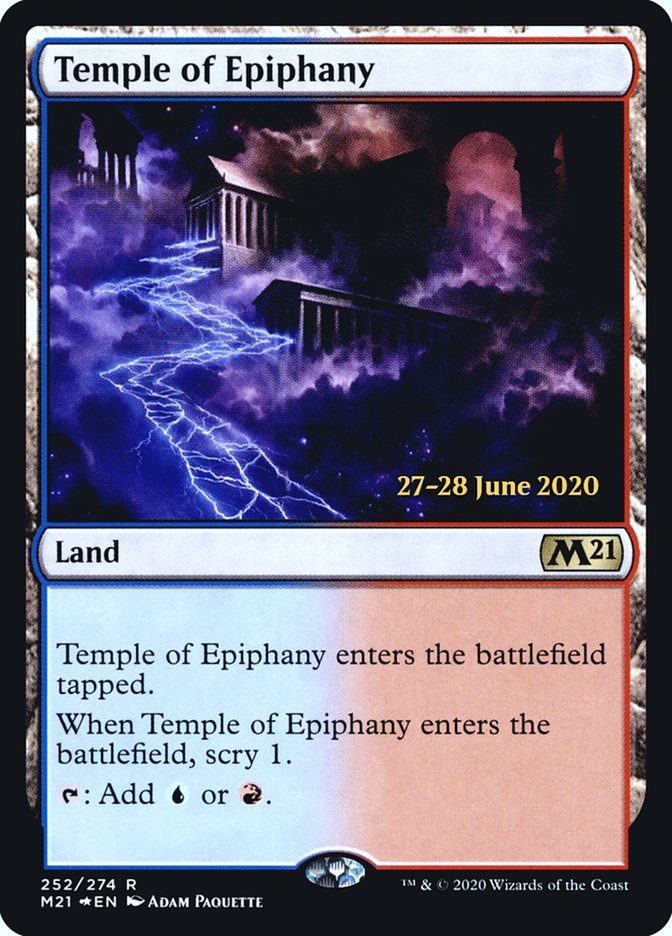 Temple of Epiphany [Core Set 2021 Prerelease Promos]