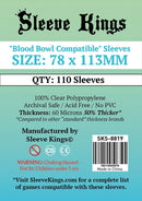 Picture of the Board Game Sleeves: Sleeve Kings Card Sleeves: 78 x 113mm (110)