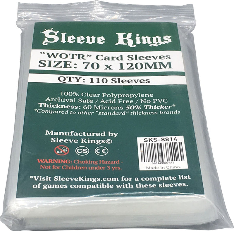Picture of the Board Game Sleeves: Sleeve Kings Card Sleeves: 70 x 120mm (110)