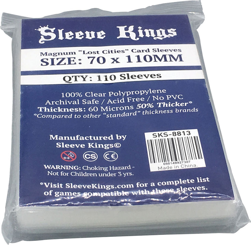 Picture of the Board Game Sleeves: Sleeve Kings Card Sleeves: 70 x 110mm (110)