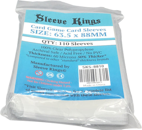 Picture of the Card Sleeves: Sleeve Kings Card Sleeves: 63.5 x 88mm (110)(standard american size)