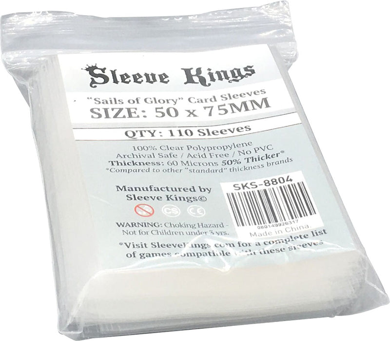 Picture of the Board Game Sleeves: Sleeve Kings Card Sleeves: 50 x 75mm (110)