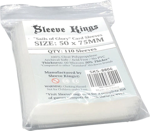 Picture of the Board Game Sleeves: Sleeve Kings Card Sleeves: 50 x 75mm (110)