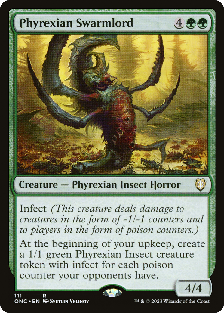 Phyrexian Swarmlord [Phyrexia: All Will Be One Commander]