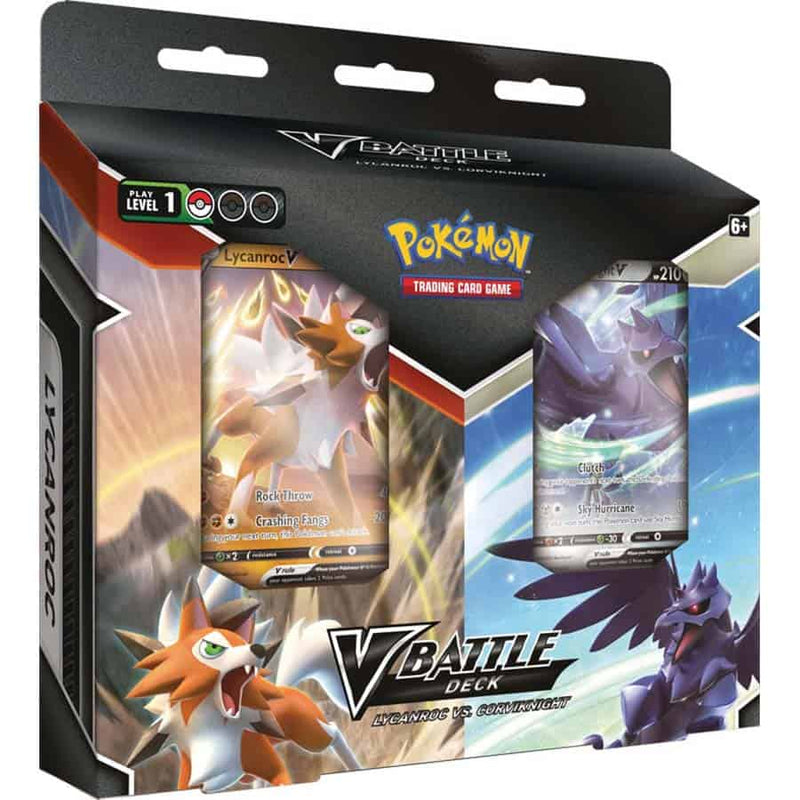 Pokemon TCG: Lycanroc V vs Corviknight V Battle Decks