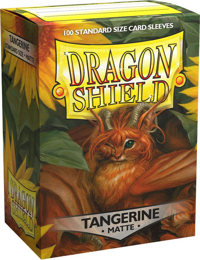 Picture of the Card Sleeves: Dragon Shield Sleeves: Tangerine Matte (100)