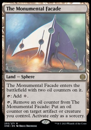 The Monumental Facade (Promo Pack) [Phyrexia: All Will Be One Promos]