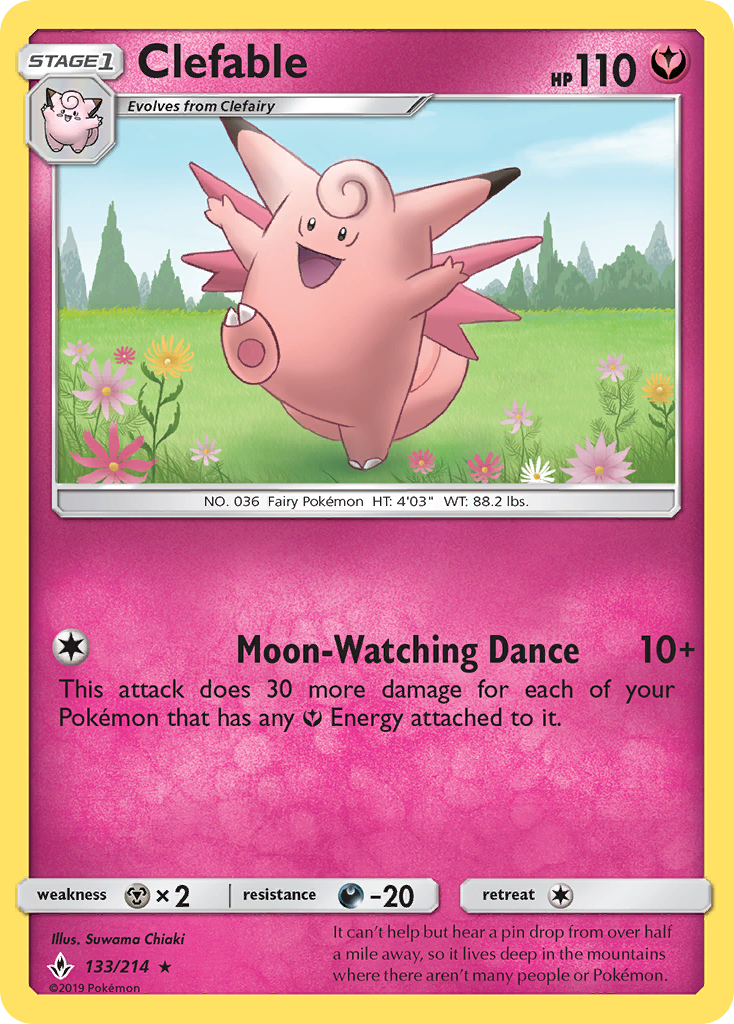 Clefable (133/214) [Sun & Moon: Unbroken Bonds]