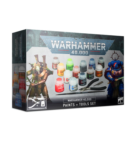 Warhammer 40k: Paints + Tools Set 9th
