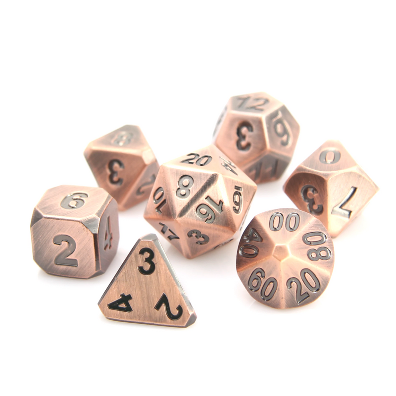Picture of the Dice: Forge Dice - Battleworn Copper