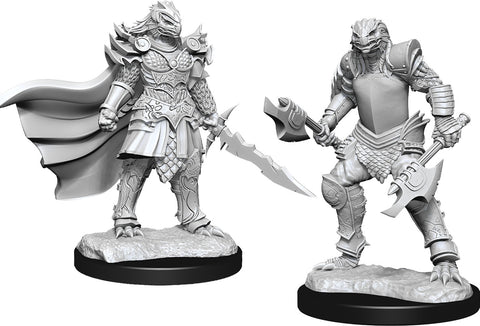 D&D Unpainted Minis: Dragonborn Fighter (Female 2)