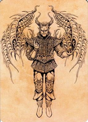 Raphael, Fiendish Savior Art Card (75) [Commander Legends: Battle for Baldur's Gate Art Series]