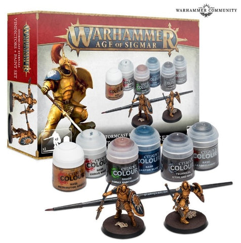 Stormcast Eternals Vindicators + Paint Set