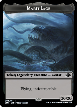 Elephant // Marit Lage Double-Sided Token [Dominaria Remastered Tokens]