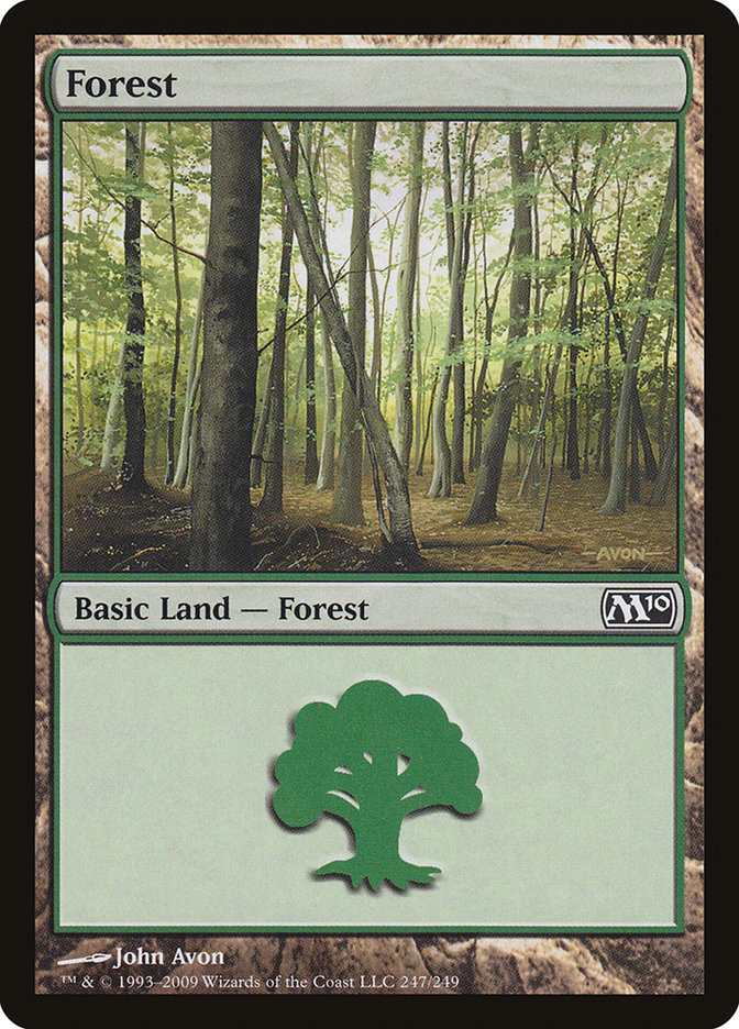 Forest (247) [Magic 2010]