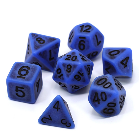 RPG Dice Set (7) - Cobalt Ancient