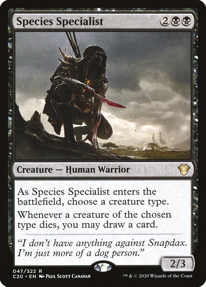 Species Specialist [Commander 2020]
