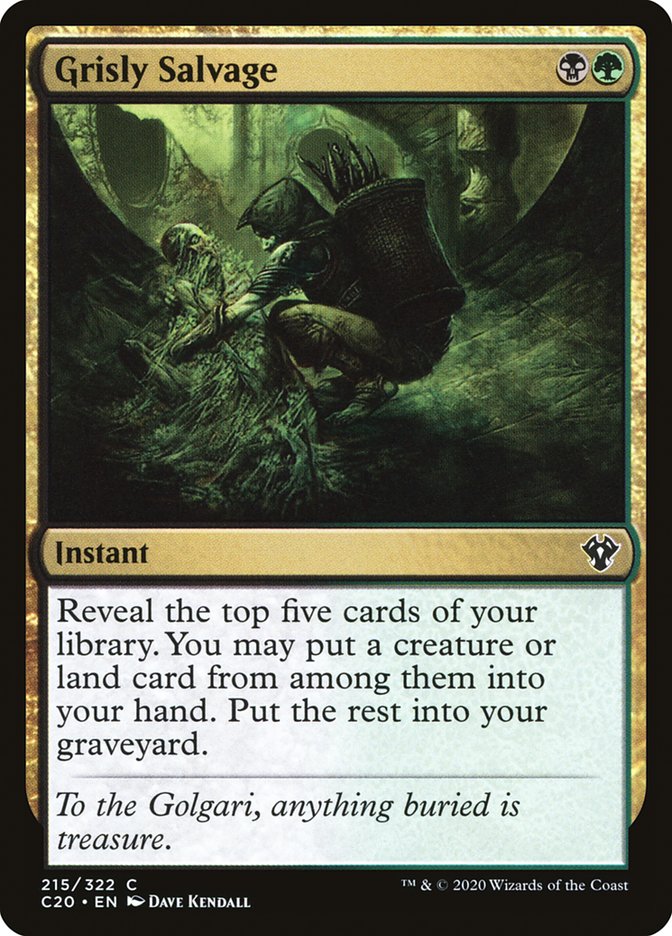 Grisly Salvage [Commander 2020]