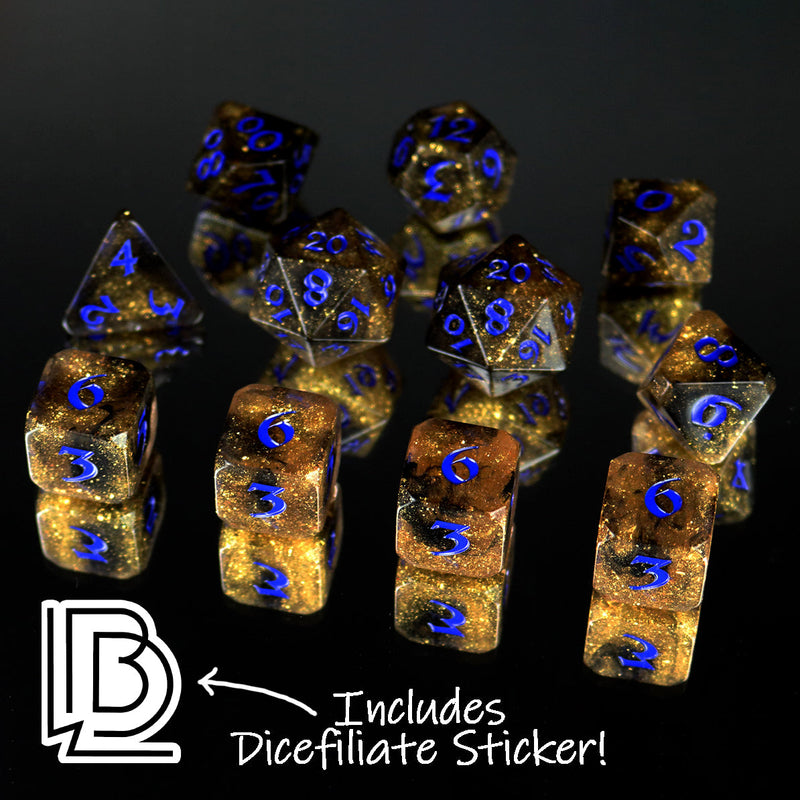 RPG Dice Set (11) - Avalore Mintaka for B Dave Walters