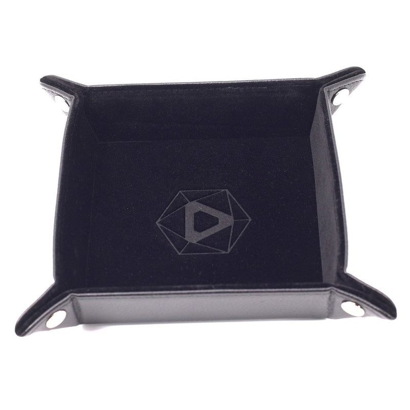 Picture of the Dice: Folding Dice Tray: Black Square