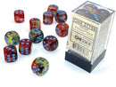 16mm D6 Dice Block (12) - Nebula Luminary Primary/Blue
