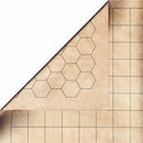 Double-Sided Battlemat - 1 in. Squares/Hexes (23 x 26 in.)