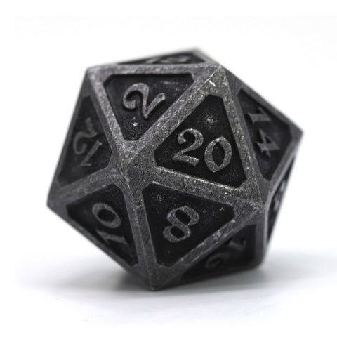 Picture of the Dice: Dire d20 - Mythica Dark Iron