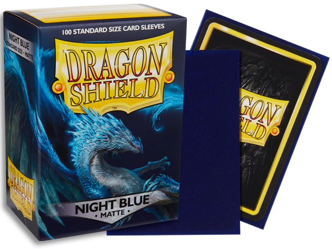 Picture of the Card Sleeves: Dragon Shield Night Blue: Botan Matte Sleeves - (100)