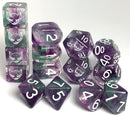 Dice Set (15) - Goblin Green w/ Arch'd4 and Symbols