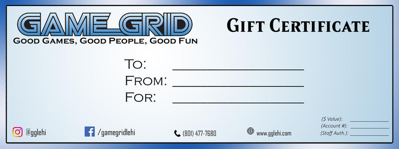 GGLehi Gift Card