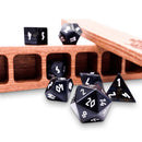 Gemstone Dice 7 Piece Set WS - Hawks Eye