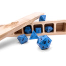 Gemstone Dice 7 Piece Set WS - Blue Turquoise