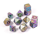 Metal RPG Dice Set (11) - Arcane Reticle