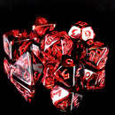 RPG Dice Set (7) - Elessia Kybr Inquisitor w/ Red
