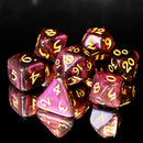 RPG Dice Set (7) - Elessia Moonstone Inkswell w/ Gold