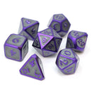 Metal RPG Dice Set (7) - Infernal Omen