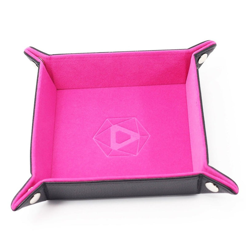 Picture of the Dice: Die Hard Folding Square Tray w/ Pink Velvet