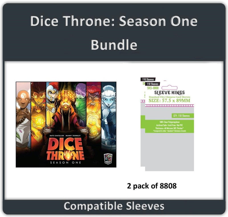 Dice Throne: Season 1 Compatible Sleeve Bundle