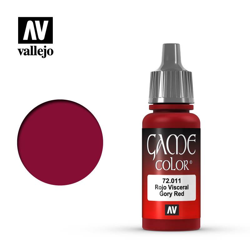 Picture of Vallejo Game Color - Gory Red - VAL72011 - 17ml