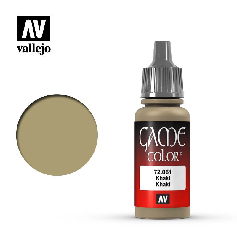 Picture of Vallejo Game Color - Khaki - VAL72061 - 17ml