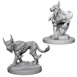 Picture of the Miniature: Blink Dogs - Wizkids Unpainted Deep Cuts