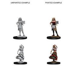 Picture of the Miniature: Bartender/Dancing Girl - Wizkids Unpainted Deep Cuts