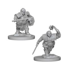 Picture of the Miniature: Dwarf Fighter (Female) - Wizkids Unpainted Deep Cuts