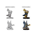 Picture of the Miniature: Dwarf Paladin (Male) - Wizkids Unpainted Deep Cuts