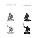 Picture of the Miniature: Dwarf Paladin (Female) - Wizkids Unpainted Deep Cuts