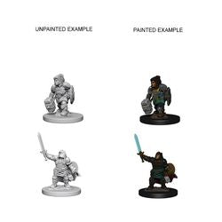 Picture of the Miniature: Dwarf Paladin (Female) - Wizkids Unpainted Deep Cuts