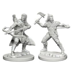 Picture of the Miniature: Human Ranger (Male) - Wizkids Unpainted Deep Cuts