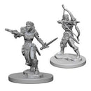 Picture of the Miniature: Elf Ranger (Female) - Wizkids Unpainted Deep Cuts