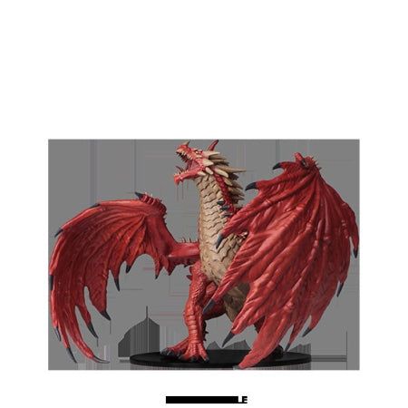 Picture of the Miniature: Dragon, Gargantuan Red Dragon - Wizkids Unpainted Deep Cuts